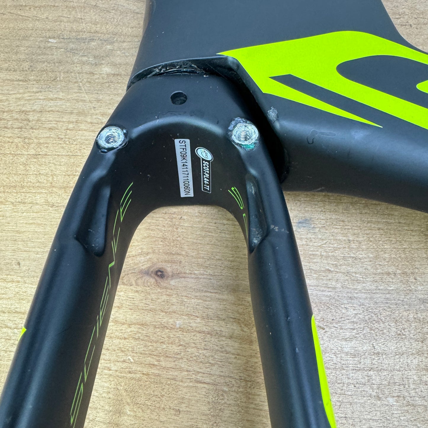 2018 Scott Plasma 20 HMF Carbon Rim Brake QR TT/Triathlon Bike Frameset 700c