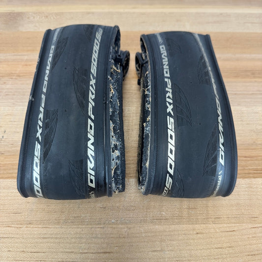 Low Mile! Continental Grand Prix 5000 S TR 700c x 30mm Tubeless Bike Pair Tires