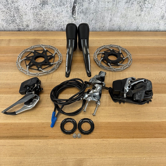 Low Mile! SRAM Red AXS HRD D1 12-Speed Electronic Wireless Disc Large Groupset