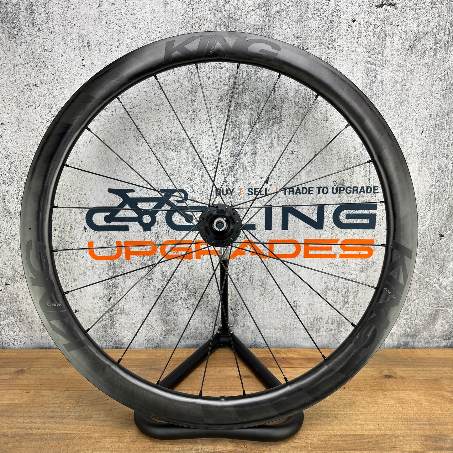 Chris King ARD44 R45D Matte Black Disc Brake Carbon Tubeless Wheelset 1600g