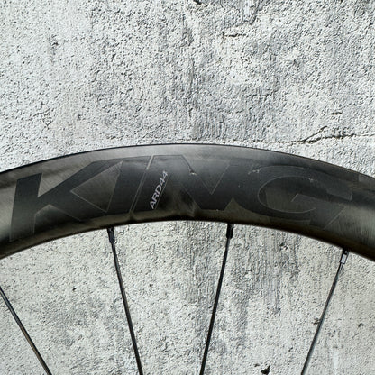 Chris King ARD44 R45D Matte Black Disc Brake Carbon Tubeless Wheelset 1600g
