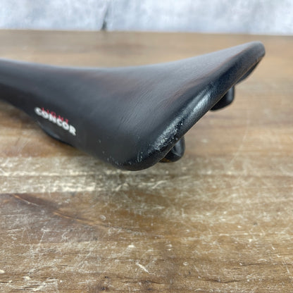 Vintage! 1993 Selle San Marco Concor Light 7x7mm Alloy Rails 133mm Saddle 210g