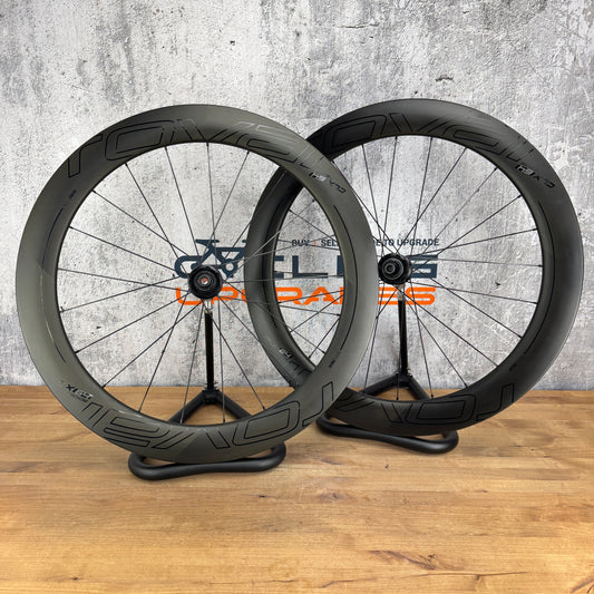 Low Mile! Roval CLX 64 Rapide Carbon Tubeless Disc Wheelset 700c 1630g