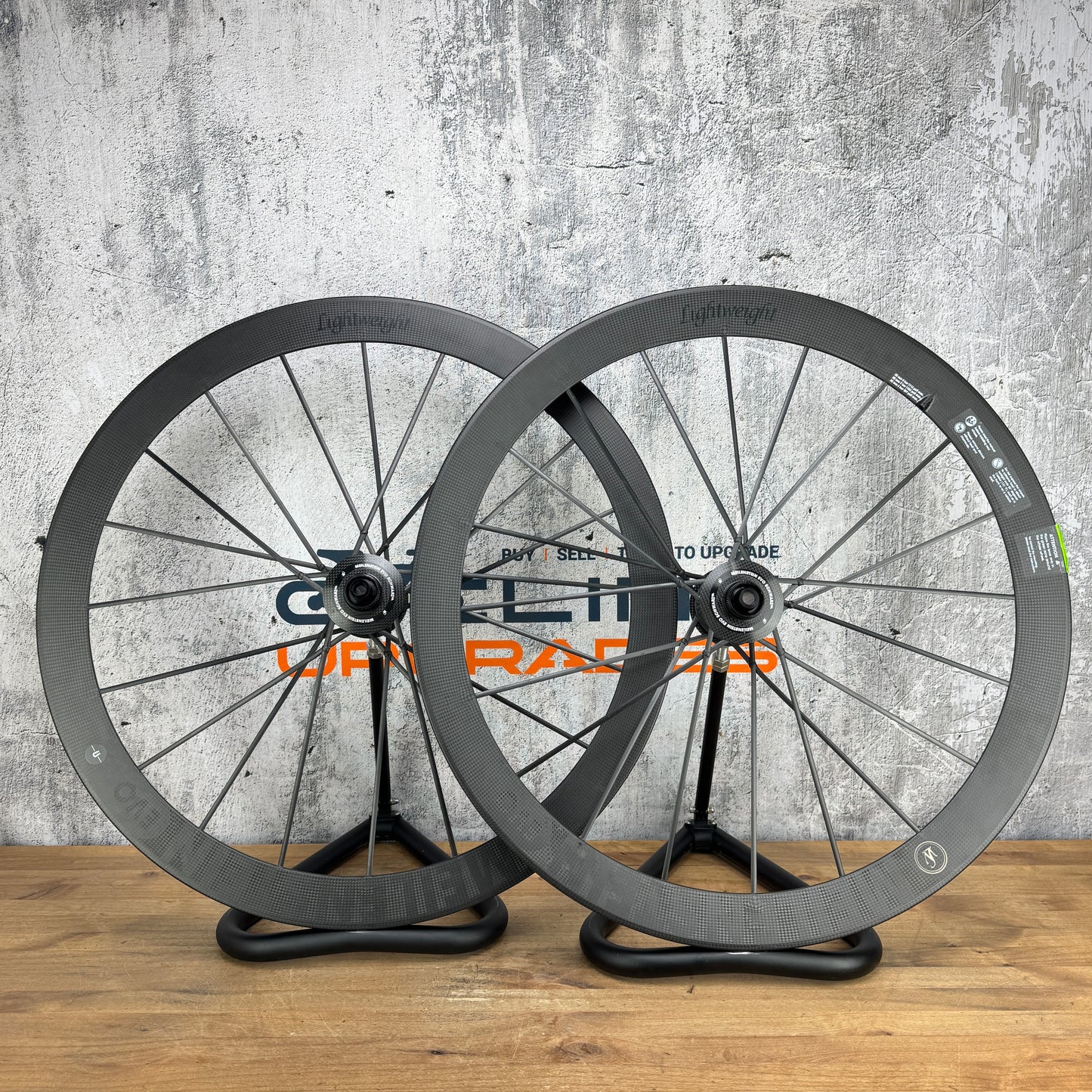 New! Lightweight Meilenstein EVO Schwarz Carbon Tubeless Wheelset 700c 1380g