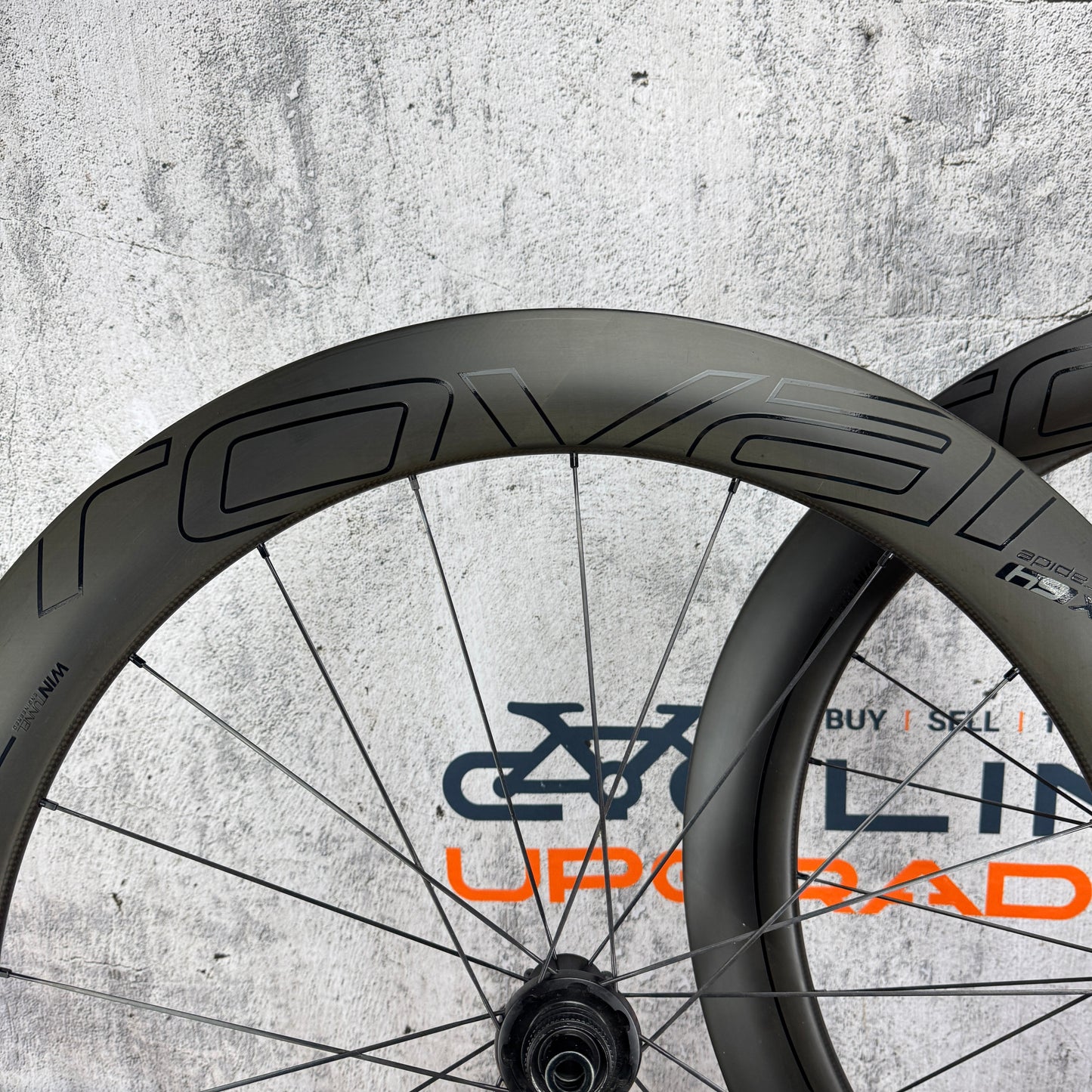 Low Mile! Roval CLX 64 Rapide Carbon Tubeless Disc Wheelset 700c 1630g