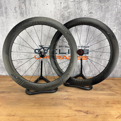 Low Mile! Roval CLX 64 Rapide Carbon Tubeless Disc Wheelset 700c 1630g