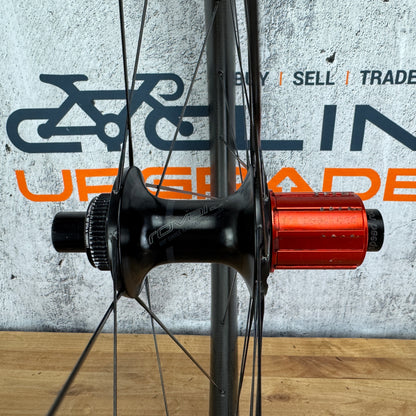Low Mile! Roval CLX 64 Rapide Carbon Tubeless Disc Wheelset 700c 1630g