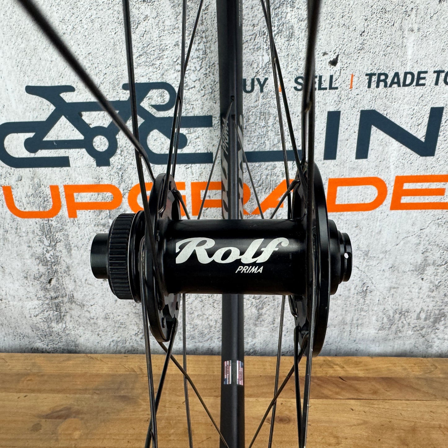Rolf Prima Hyalite Alloy Tubeless Disc Brake Wheelset 700c 1611g + QR Conversion