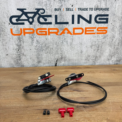 New! SRAM Red AXS Flat-Mount Monoblock  Disc Brake Calipers 334g MSRP $250