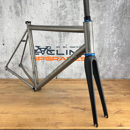 Low Mile! 2019 Mosaic RT-1 56cm Titanium Rim Brake Enve Carbon Fork Frameset
