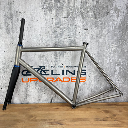 Low Mile! 2019 Mosaic RT-1 56cm Titanium Rim Brake Enve Carbon Fork Frameset