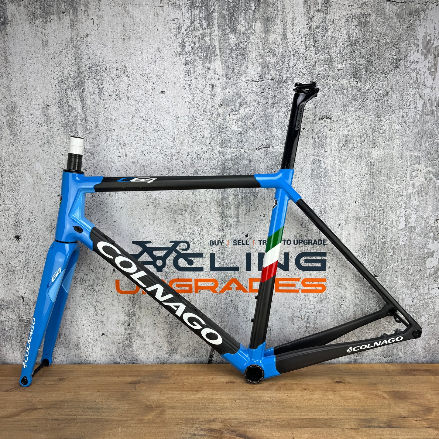 Colnago C64 Size 54s (56.5cm) PJUS Carbon Disc Brake Bike Frameset 700c 1969g