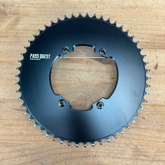 Pass Quest R8-7888 4-Bolt 104BCD 54t Round Chainring 172g fits Sram AXS