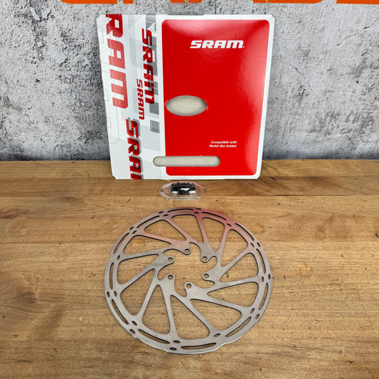 New! SRAM CenterLine 180mm 6-Bolt Single Bike Disc Brake Rotor 148g MSRP $60