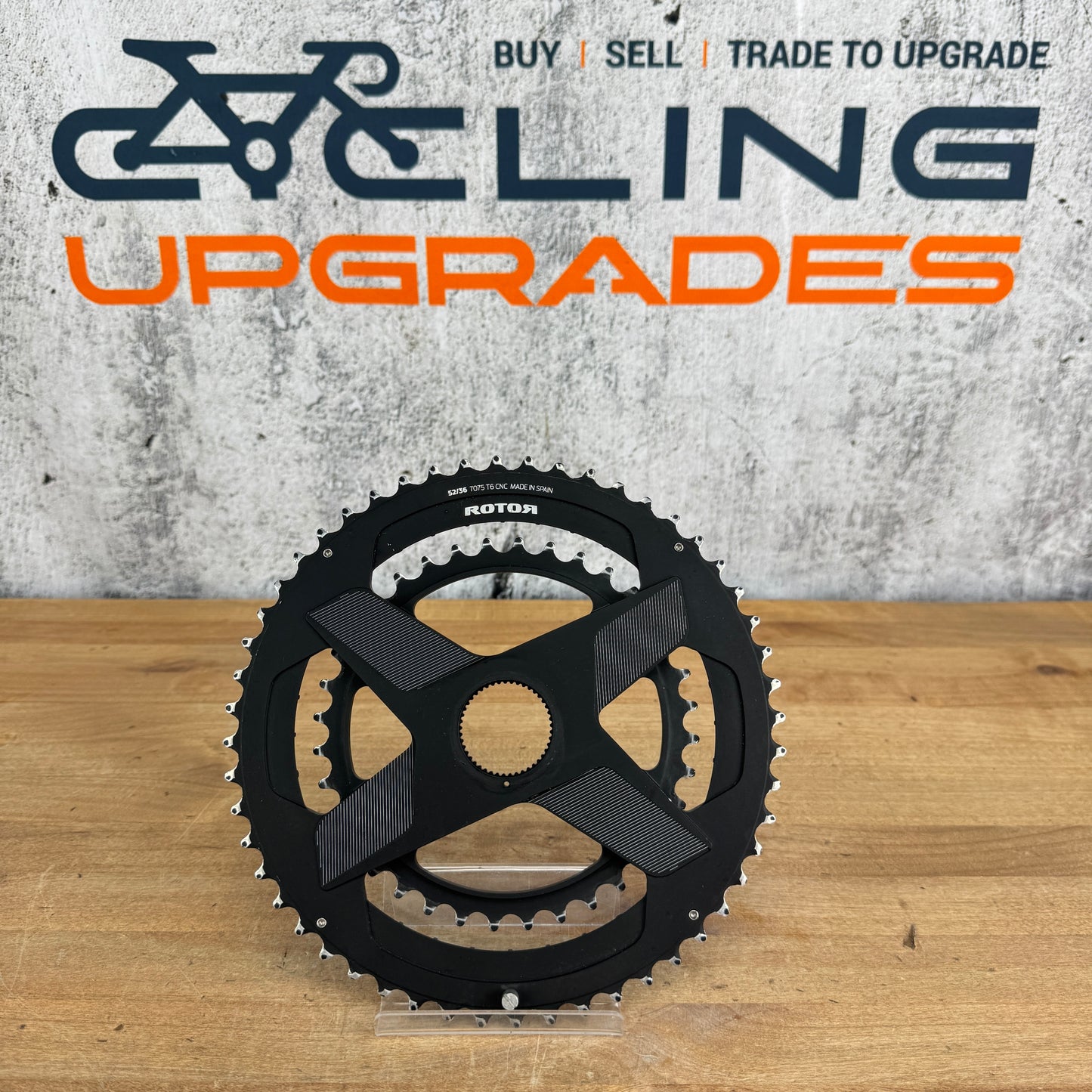 Rotor Round 52/36t OCP Direct-Mount Bike Chainring Set 185g