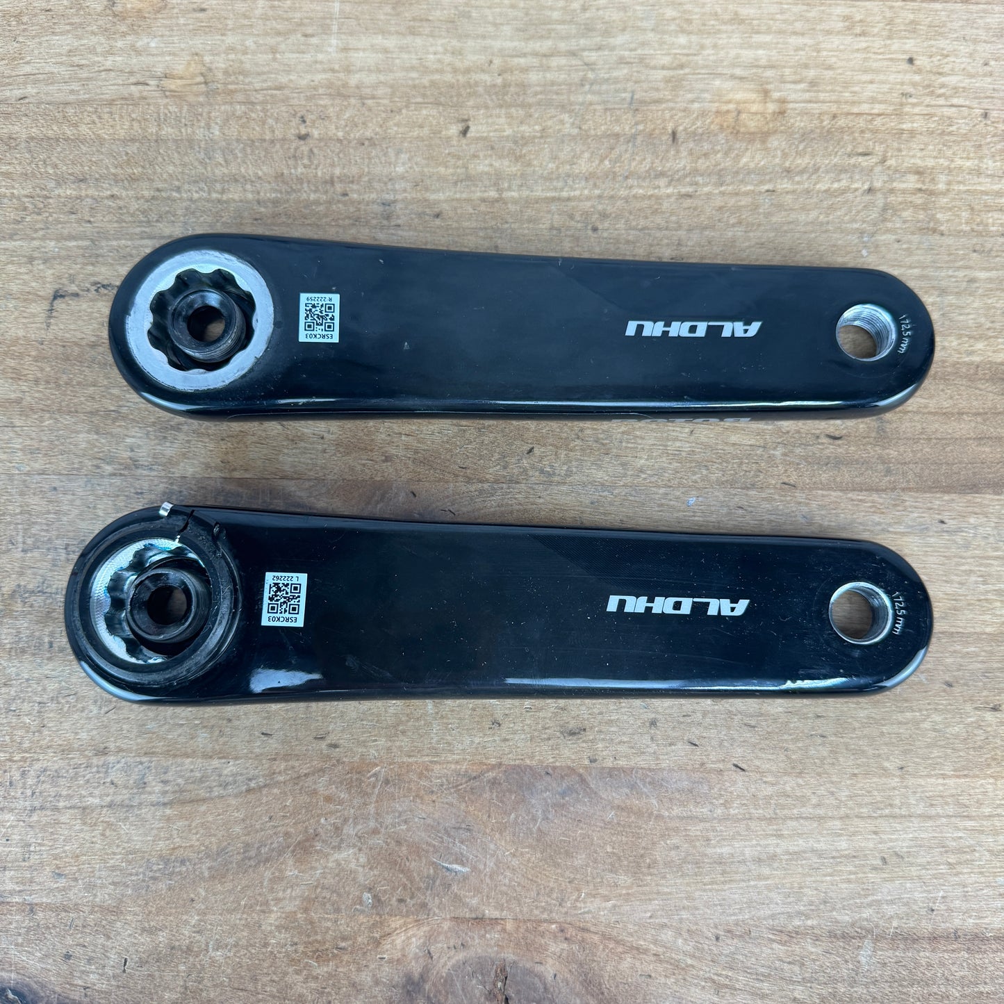 Rotor Aldhu Carbon 172.5mm Direct Mount Crankset Crank Arms 252g
