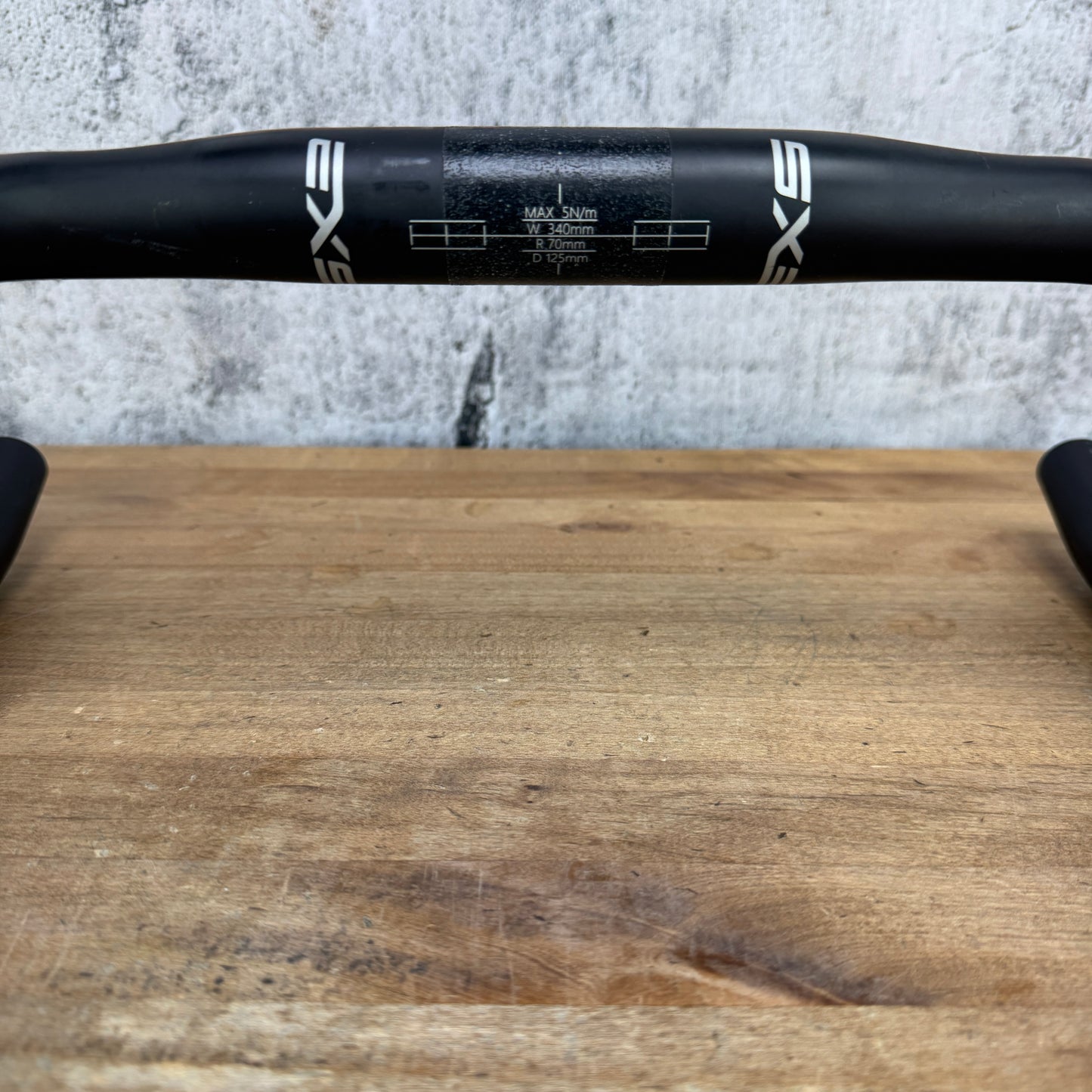 Low Mile! EXS R180 34cm Carbon 31.8mm 125mm Drop 70mm Reach Bike Handlebar 161g