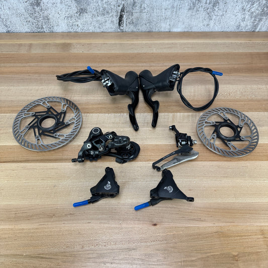Low Mile! Campagnolo Chorus 12 Mechanical Hydraulic Disc Brake Large Groupset