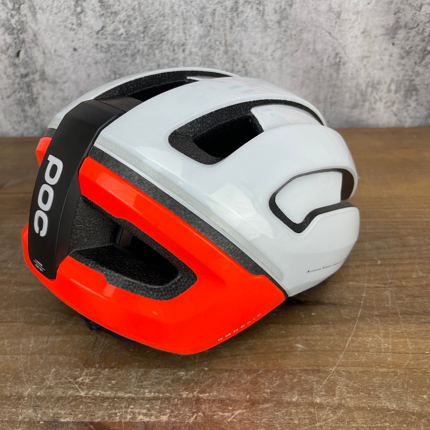 Worn Once! POC Omne Air Mips Large White Cycling Helmet 380g