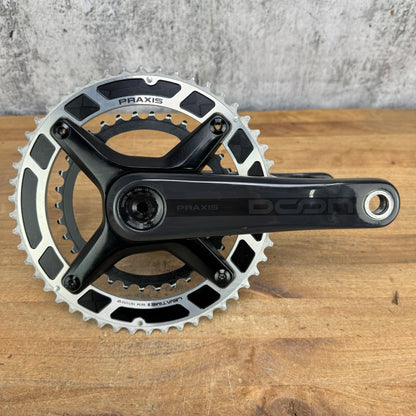 PraxisWorks Doon Carbon 165mm 50/34t 30mm 4-Bolt Crankset with Chainrings 568g