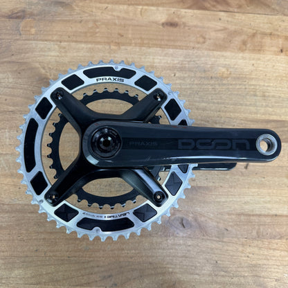 PraxisWorks Doon Carbon 165mm 50/34t 30mm 4-Bolt Crankset with Chainrings 568g