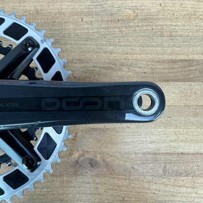 PraxisWorks Doon Carbon 165mm 50/34t 30mm 4-Bolt Crankset with Chainrings 568g