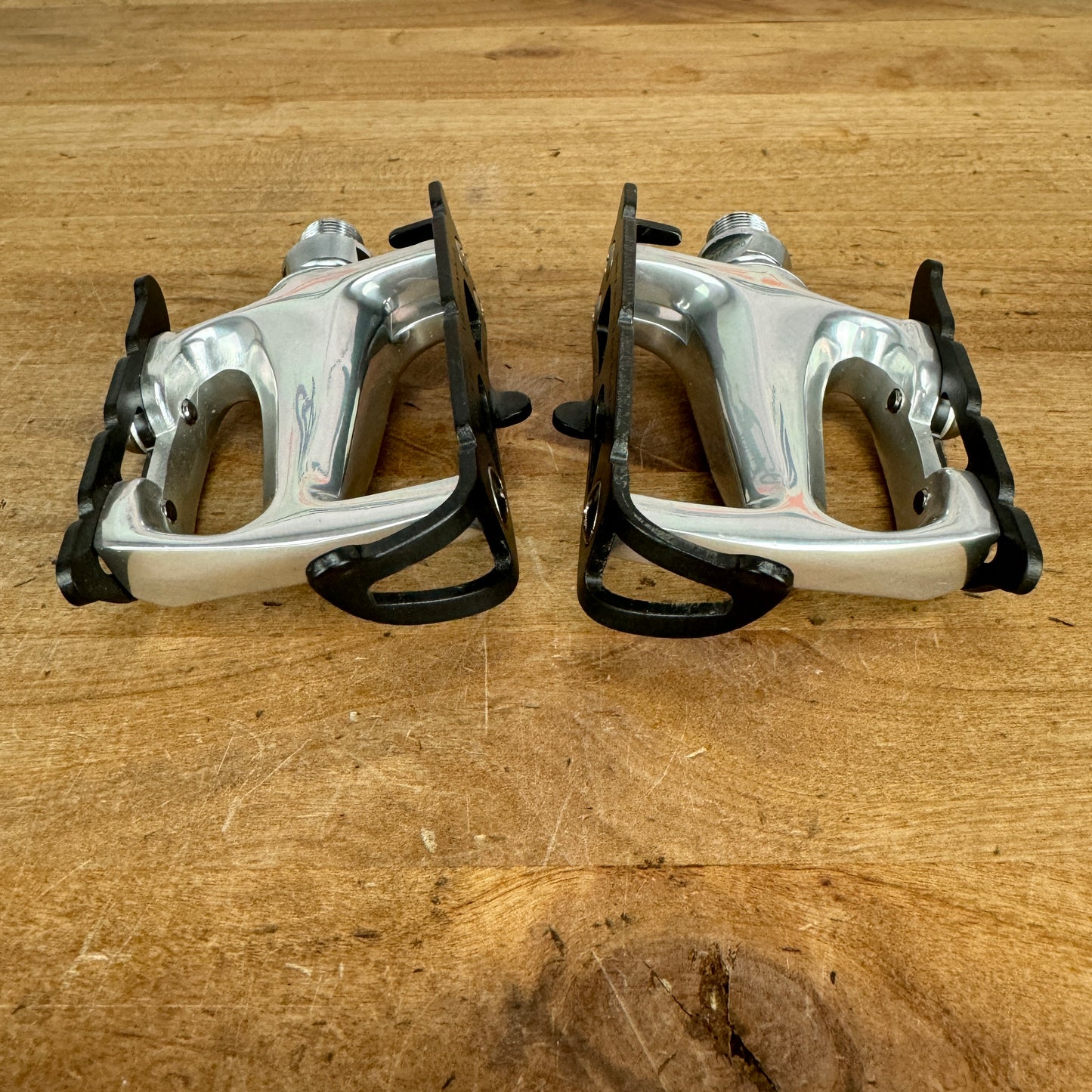 New! Campagnolo 1980s C-Record Quill Triple Bearing Pista 9/16" x 20 Pedals