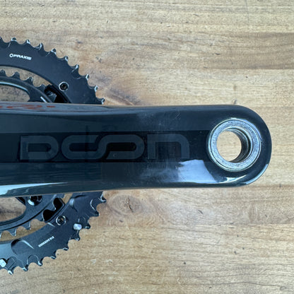 PraxisWorks Doon Carbon 165mm 50/34t 30mm 4-Bolt Crankset with Chainrings 568g