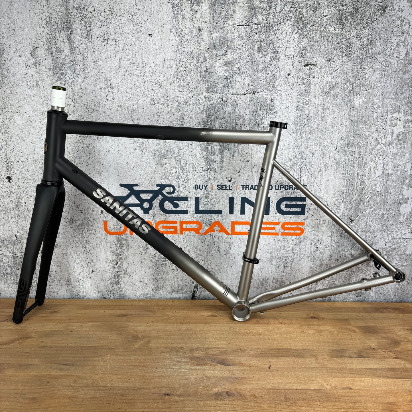 2024 Sanitas All-Road Cerakote 58cm Titanium Disc Frameset 700c Enve Fork