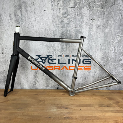 2024 Sanitas All-Road Cerakote 58cm Titanium Disc Frameset 700c Enve Fork