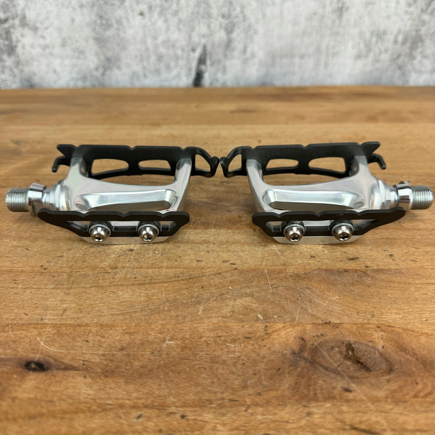 New! Campagnolo 1980s C-Record Quill Triple Bearing Pista 9/16" x 20 Pedals