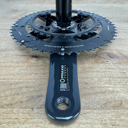 PraxisWorks Doon Carbon 165mm 50/34t 30mm 4-Bolt Crankset with Chainrings 568g