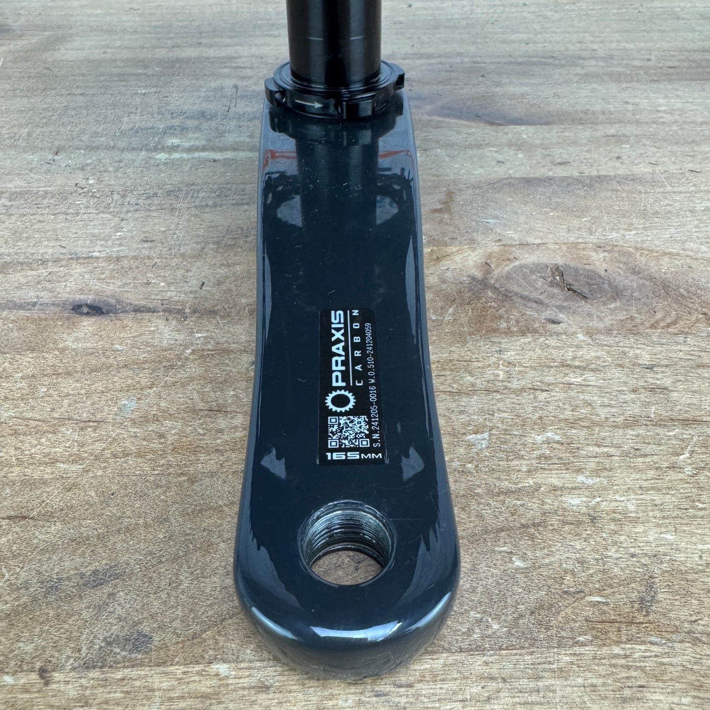 PraxisWorks Doon Carbon 165mm 50/34t 30mm 4-Bolt Crankset with Chainrings 568g