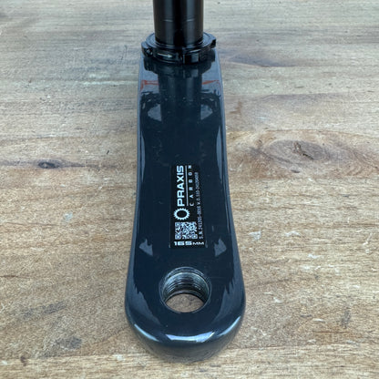 PraxisWorks Doon Carbon 165mm 50/34t 30mm 4-Bolt Crankset with Chainrings 568g