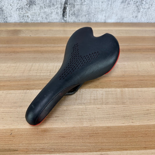 Low Mile! Fizik Aliante Twin Flex 140mm 7x10mm Braided Carbon Rails Saddle 216g