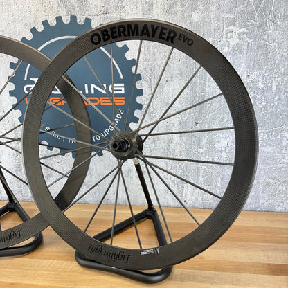 Lightweight Obermayer Evo Schwarz Carbon Tubeless Wheelset CeramicSpeed 1250g