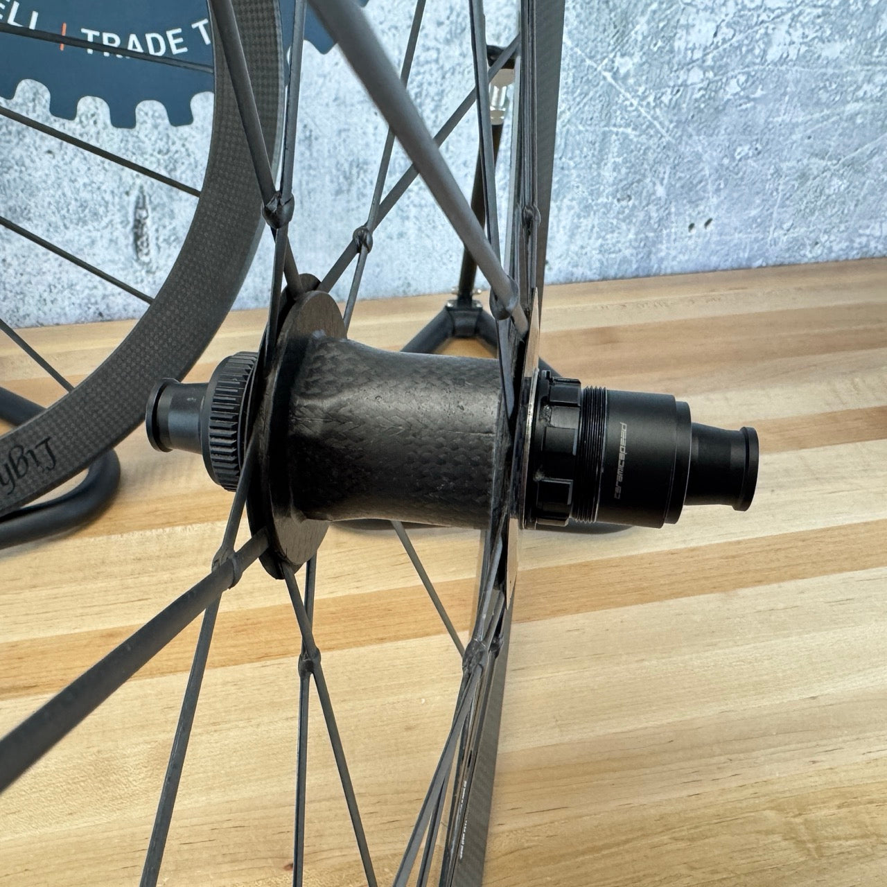 Lightweight Obermayer Evo Schwarz Carbon Tubeless Wheelset CeramicSpeed 1250g