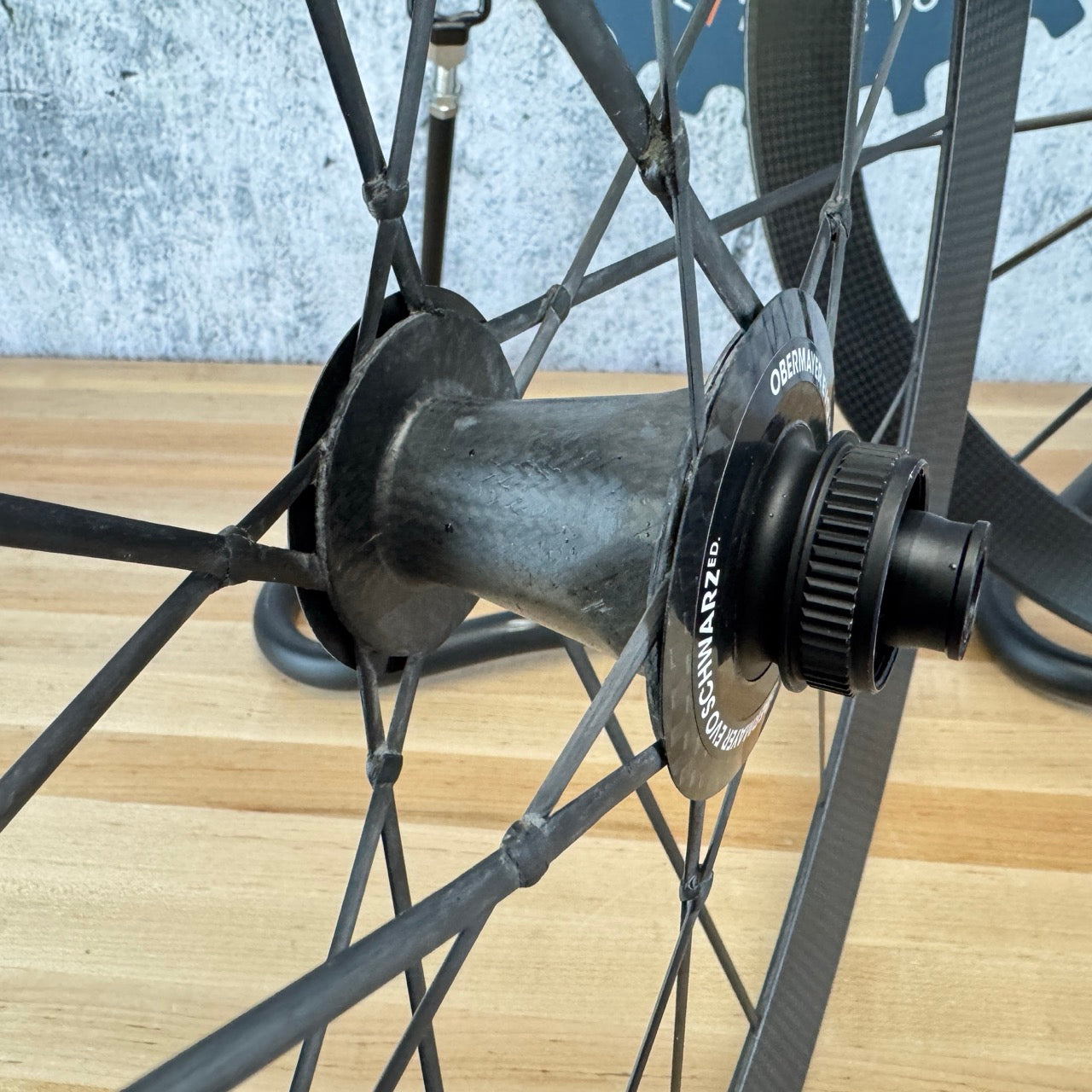 Lightweight Obermayer Evo Schwarz Carbon Tubeless Wheelset CeramicSpeed 1250g