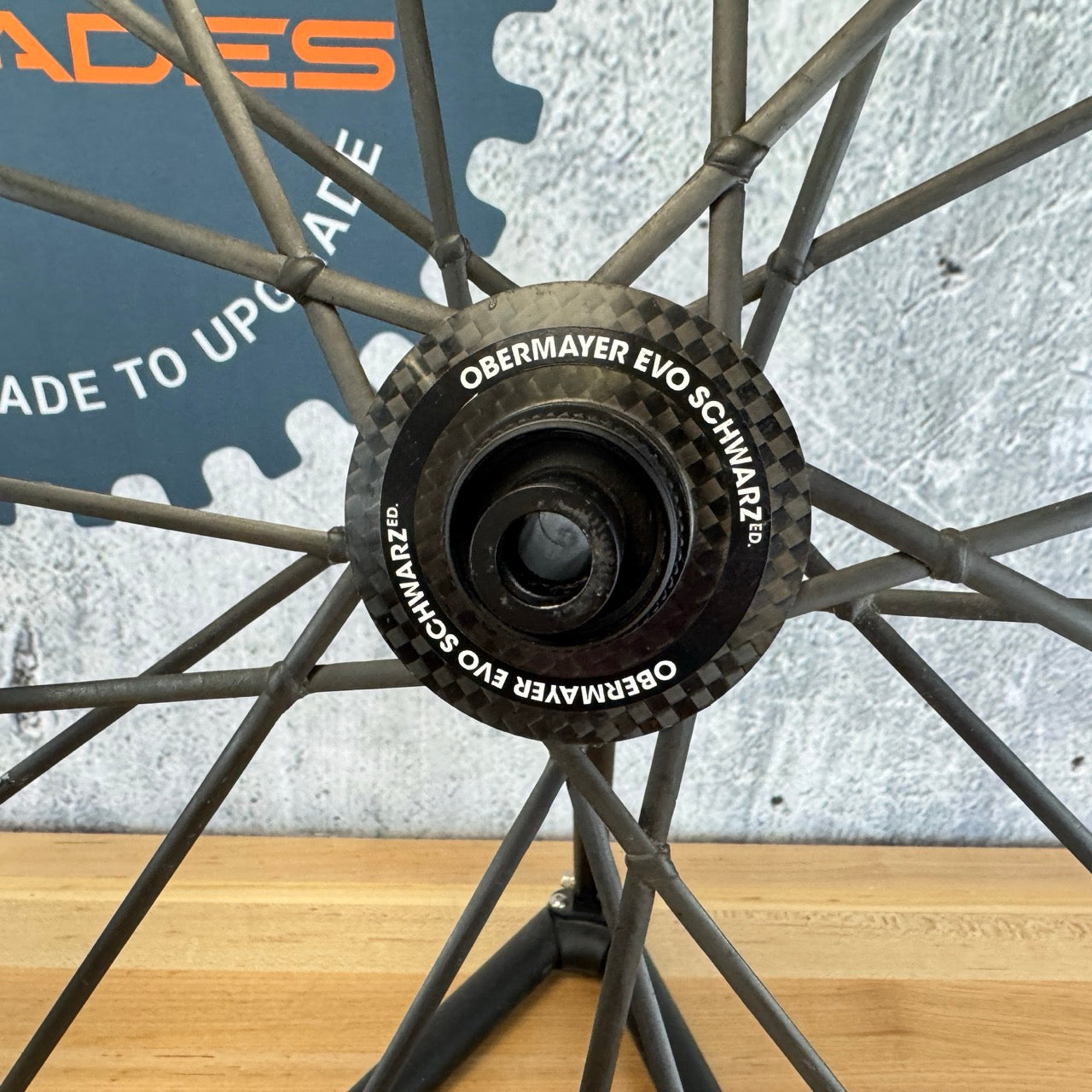 Lightweight Obermayer Evo Schwarz Carbon Tubeless Wheelset CeramicSpeed 1250g