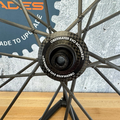 Lightweight Obermayer Evo Schwarz Carbon Tubeless Wheelset CeramicSpeed 1250g