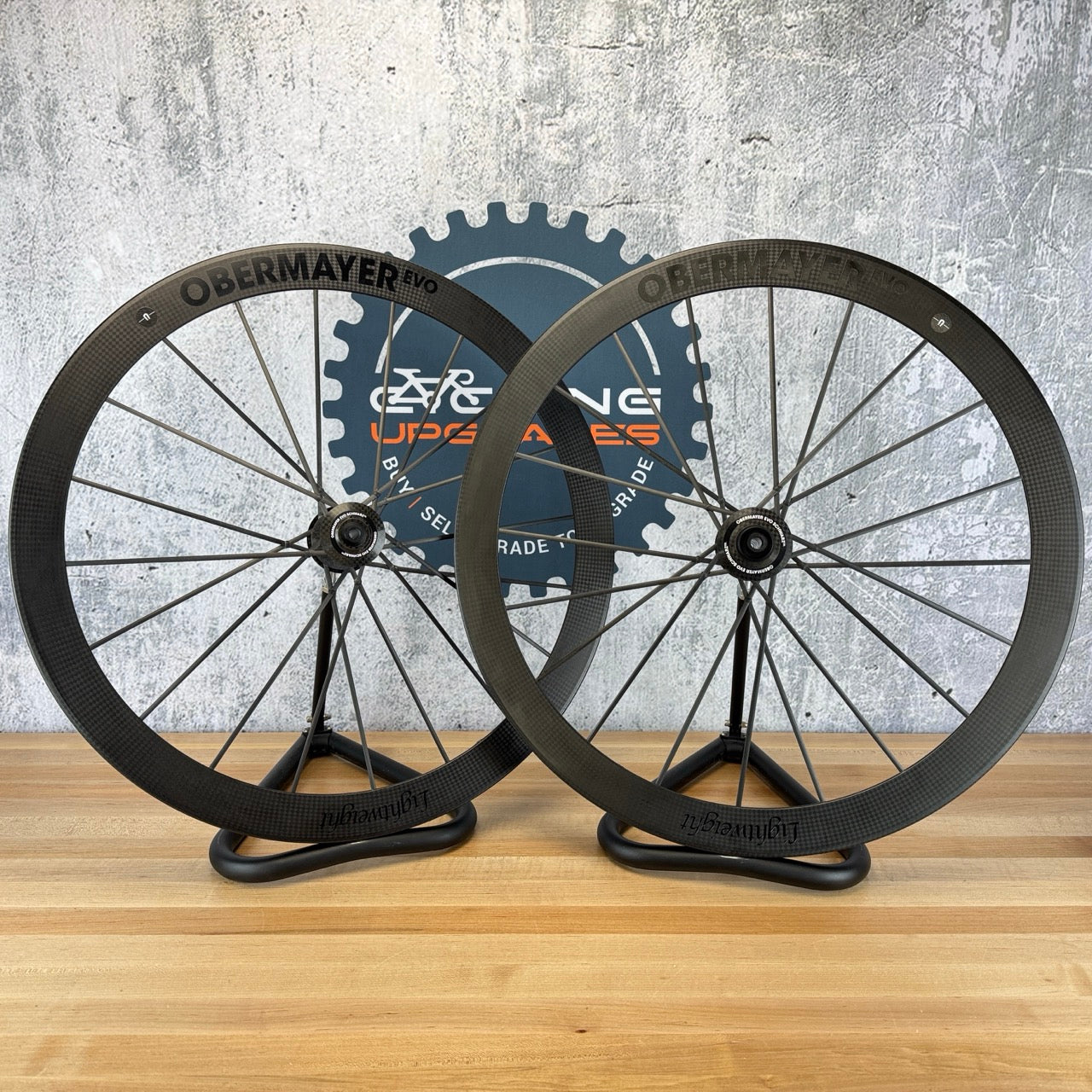Lightweight Obermayer Evo Schwarz Carbon Tubeless Wheelset CeramicSpeed 1250g