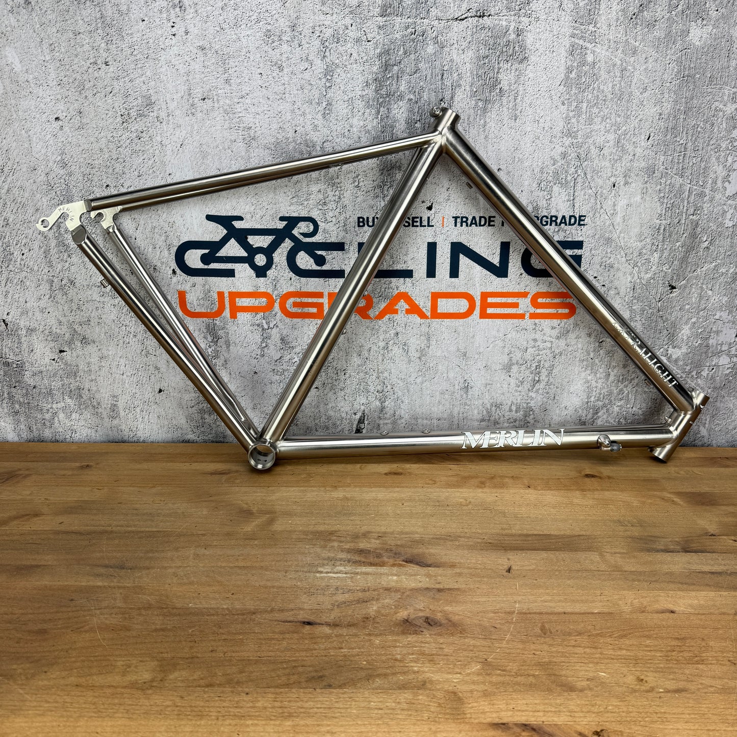 Merlin Extralight 56cm Rim Brake Titanium Frame Only 700c 1212g 3al/2.5v Titanium