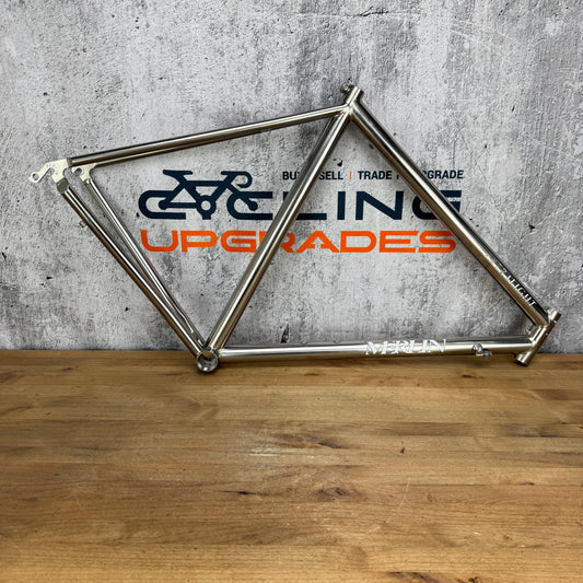 Merlin Extralight 56cm Rim Brake Titanium Frame Only 700c 1212g 3al/2.5v Titanium