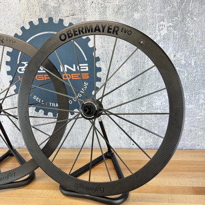 Lightweight Obermayer Evo Schwarz Carbon Tubeless Wheelset CeramicSpeed 1250g