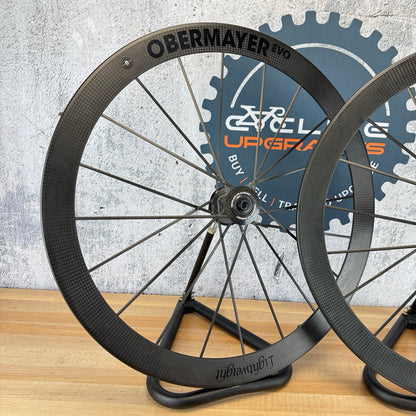 Lightweight Obermayer Evo Schwarz Carbon Tubeless Wheelset CeramicSpeed 1250g