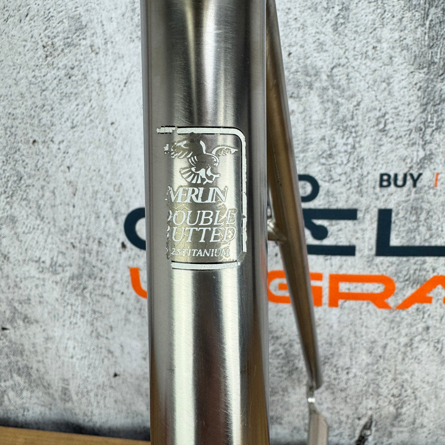 Merlin Extralight 56cm Rim Brake Titanium Frame Only 700c 1212g 3al/2.5v Titanium