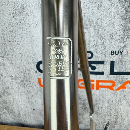 Merlin Extralight 56cm Rim Brake Titanium Frame Only 700c 1212g 3al/2.5v Titanium