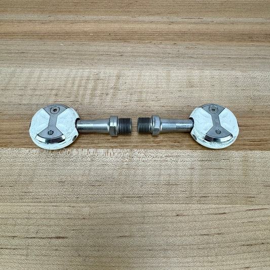 Speedplay Zero Stainless Steel White Dual-Sided Clipless Bike Pedals 211g