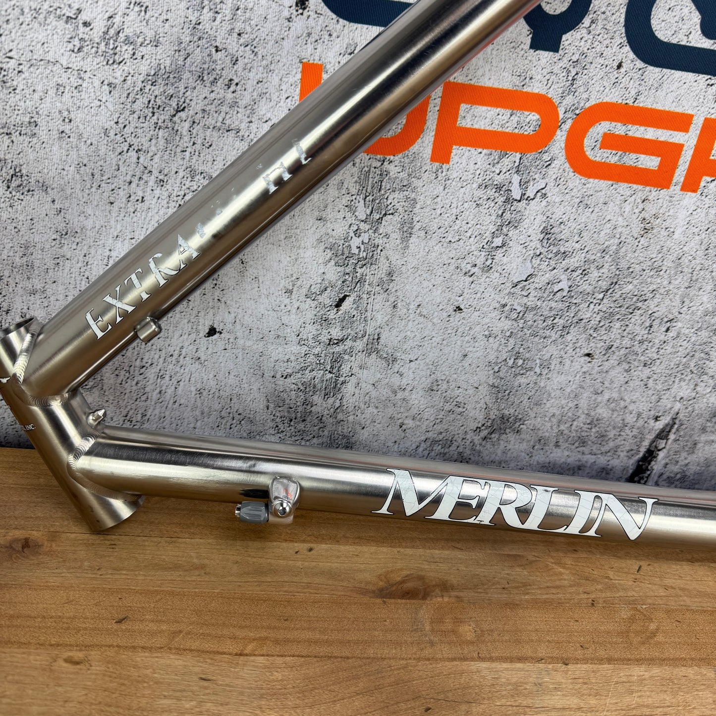 Merlin Extralight 56cm Rim Brake Titanium Frame Only 700c 1212g 3al/2.5v Titanium