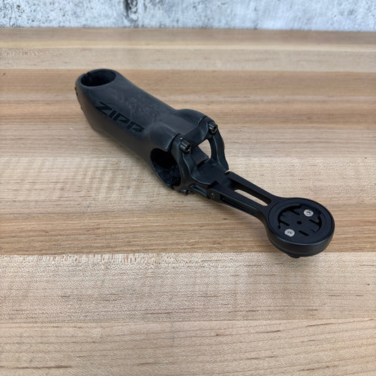 Low Mile! Zipp SL Speed 100mm ±6 Degree 31.8cm Carbon Bike Stem + Computer Mount